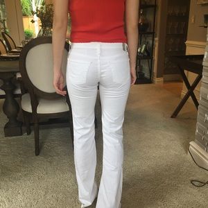 AG white jeans